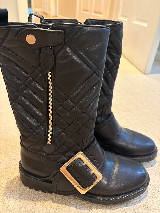 Burberry Shoes - Quilted Burberry Boots